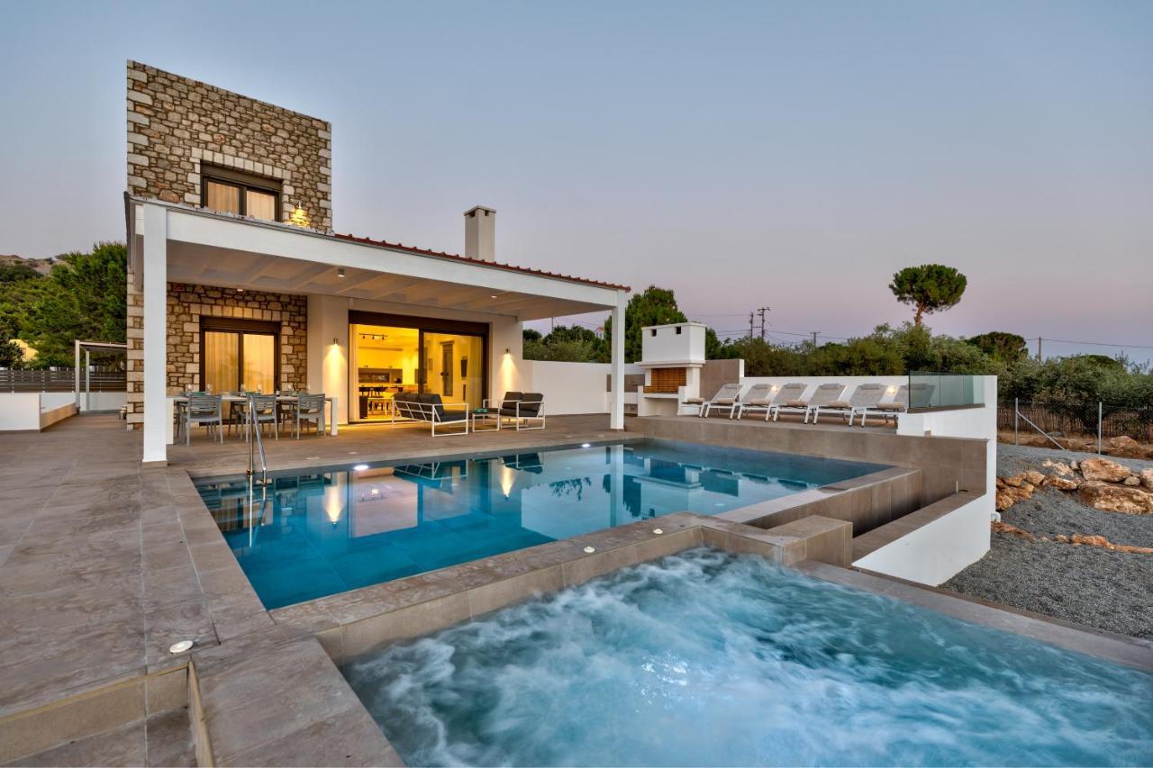 Villa Amberblue Pefkos Pefki  ภายนอก รูปภาพ